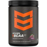 MTN OPS BCAA grape powder tub for gluten-free recovery after workouts.
