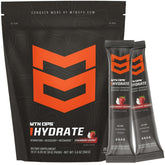 MTN OPS Hydrate bottle front for on-the-go hydration during workouts.