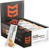 MTN OPS Peanut Butter Bliss bar wrapper close-up, showcasing indulgent flavor and convenient snacking.