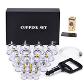 Muchoo Cupping Set with 22 cups for customizable deep-tissue massage.