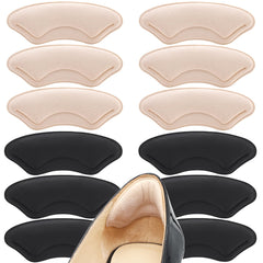 MUKIFINE 6 pairs heel liners pack improving fit in loose shoes for everyday wear