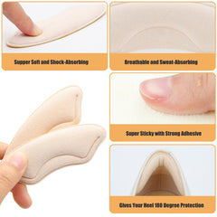 MUKIFINE double-sided tape adheres liners securely to heel area