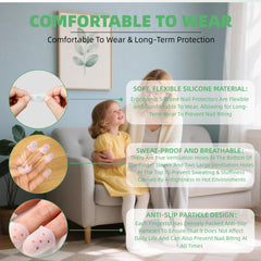 Mulimot five-size size chart for kids and adults' finger fit