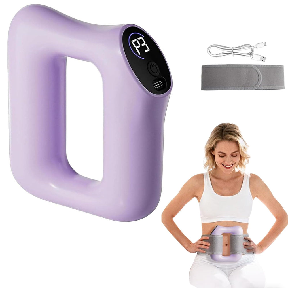 Multifunctional Full-Body Fascia Ring front view in purple for full-body relaxation.