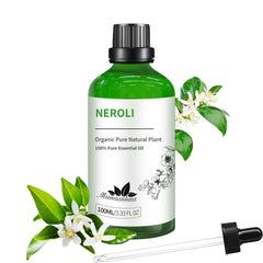 Mumianhua Neroli oil bottle closeup for premium aroma suitable for diffusers and blends