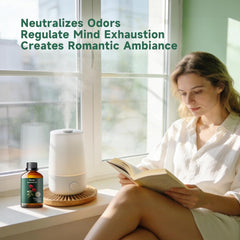 Mumianhua rose oil diffuser blend creates a calming aroma for bedtime