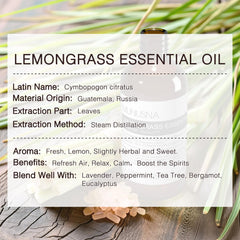 MUNUSNA lemongrass oil dropper ready for air freshening and cleaning