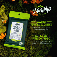 Murphy's Naturals wipe texture is fast-absorbing and non-greasy on skin