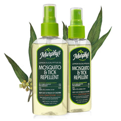 Murphy's Naturals mosquito-tick spray bottle for skin and gear protection.