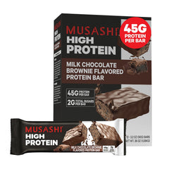 MUSASHI High Protein Bar in on-the-go packaging for quick fueling
