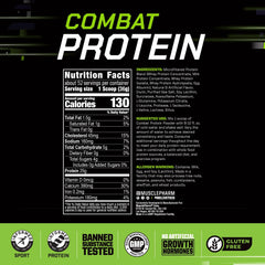 Shaker ready for pre- or post-workout MusclePharm Combat.