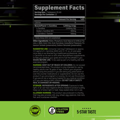 Pouring MusclePharm L-Carnitine 3000 into a glass for pre-workout use