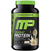 MusclePharm Combat Protein Powder vanilla tub with 25 g protein per serving