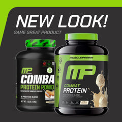 MusclePharm Combat Vanilla scoop for easy pre or post-workout mix