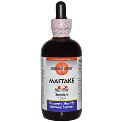 Mushroom Wisdom Grifron Maitake D Fraction bottle shown for immune support