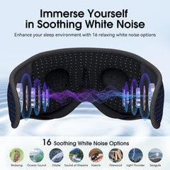 MUSICOZY light-blockout nose area design creates deeper darkness for focused relaxation