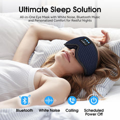 MUSICOZY sleep mask cotton-soft material provides skin-friendly comfort during travel