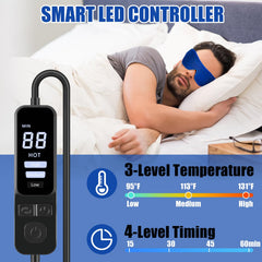 Mutilplx 3D ergonomic design offers wider coverage for darkness and comfort.