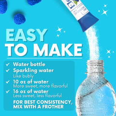 My Adventure to Fit electrolytes packets sour blue candy mix for flavorful hydration