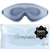 MyHalos Sleep Mask 3D Contour provides zero pressure for comfortable eye area and lash safety.