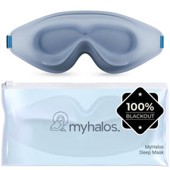 MyHalos Sleep Mask 3D Contour provides zero pressure for comfortable eye area and lash safety.