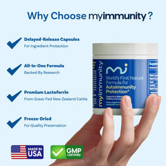 MyImmunity Balance D3, K2 & B12 vitamins bottle showing essential nutrient blend.