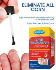 MYMULIKE cotton swabs included for careful spot coverage of corn areas.
