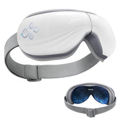 Mynt 5-Mode Heated Eye Massager front view showing soothing heat and compact design.