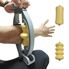Myogaga tennis elbow relief forearm roller delivers targeted deep tissue massage.