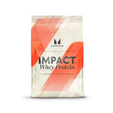 Myprotein Impact Whey Vanilla Ice Cream tub highlights brand and high protein per serving