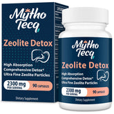 MythoTecq Zeolite Detox bottle front for full-body support.
