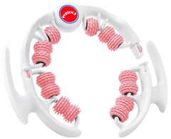 MZDXJ cellulite massage tool with 360° contour hug around the waist for targeted fascia care.