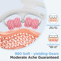 MZDXJ cellulite massage tool in dry mode for firm fascia massage.