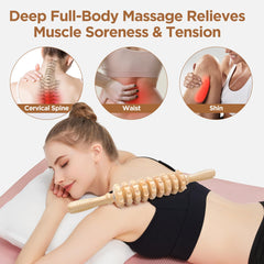 MZDXJ wooden massager focusing on trigger points to ease knots