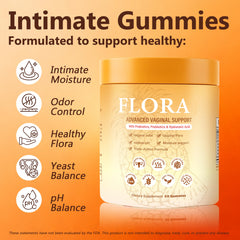 MZXDXZE Flora Plus Gummies berry flavor promotes easy daily intake for wellness routine.