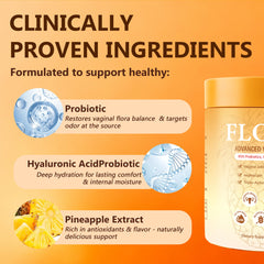 MZXDXZE Flora Plus Gummies packaging demonstrates portable 60-count supply for on-the-go use.
