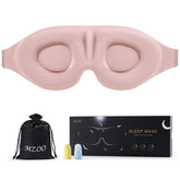 MZOO eye mask with 3D arc cups for comfortable eye space and blinking.