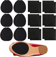 MZYOUHUO oval non-skid pad on the heel for better grip on slick floors.