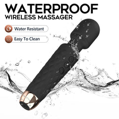 Naetxoa Personal Massager neck-use demonstrating targeted comfort for neck tension.