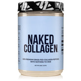 NAKED Collagen Peptides bottle highlights pasture-raised sourcing for potential joint support.