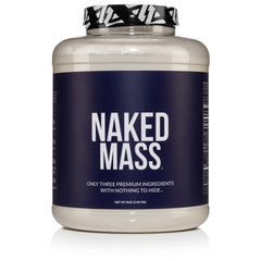 NAKED Mass bottle front view for bulk packaging