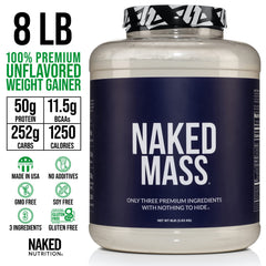NAKED Mass gluten-free tapioca maltodextrin carbohydrate source