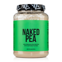 NAKED Pea 2lb bag shows simple label, single-ingredient protein for versatile recipes.