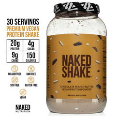 NAKED Shake USA and Canada peas icon highlighting plant protein source