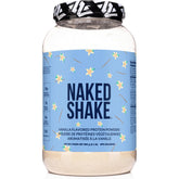 NAKED Shake vanilla bottle shows convenient plant-based protein for daily nutrition