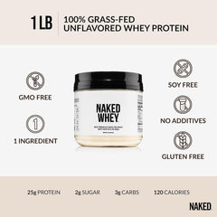 NAKED Whey scoop in bowl ready for high-protein shakes.
