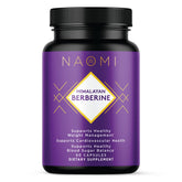 NAOMI Himalayan Berberine bottle shown, may support healthy glucose metabolism.