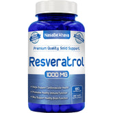 NasaBeahava Resveratrol capsules in a bottle for easy daily antioxidant support.