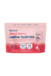 NativePath Hydrate berry stick pack for on-the-go hydration with zero sugar.