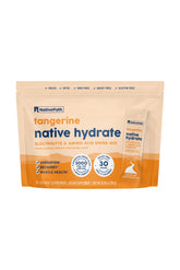 NativePath Hydrate stick pack with Tangerine flavor for on-the-go hydration